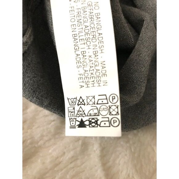 Zara Gray Long-sleeve Turtleneck Knit Top Size Medium NWT - Picture 8 of 8